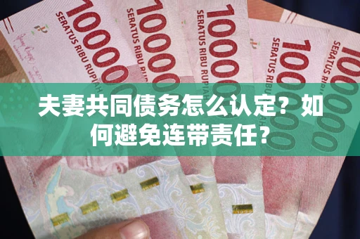 济南夫妻共同债务怎么认定？如何避免连带责任？