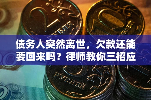 济南债务人突然离世，欠款还能要回来吗？律师教你三招应对