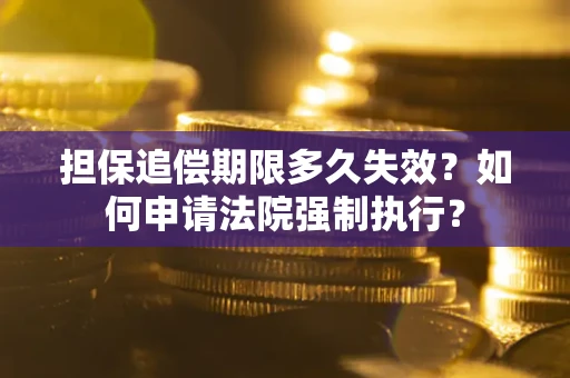 济南担保追偿期限多久失效？如何申请法院强制执行？