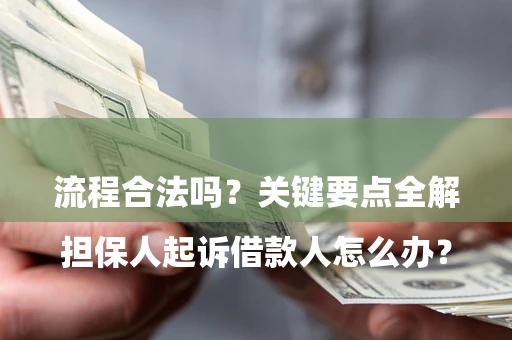 济南

担保人起诉借款人怎么办？流程合法吗？关键要点全解析