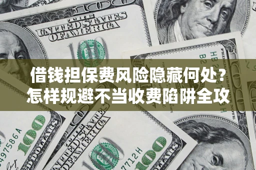 济南借钱担保费风险隐藏何处？怎样规避不当收费陷阱全攻略！